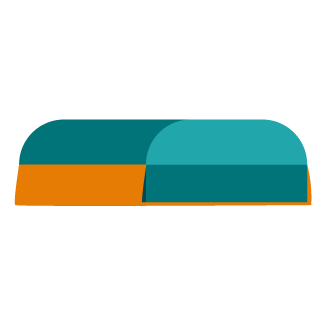 Ilustração de um taco de suporte para lixas.